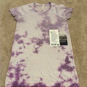 lululemon athletica Lavender Tie-Dye Short Sleeve Tee